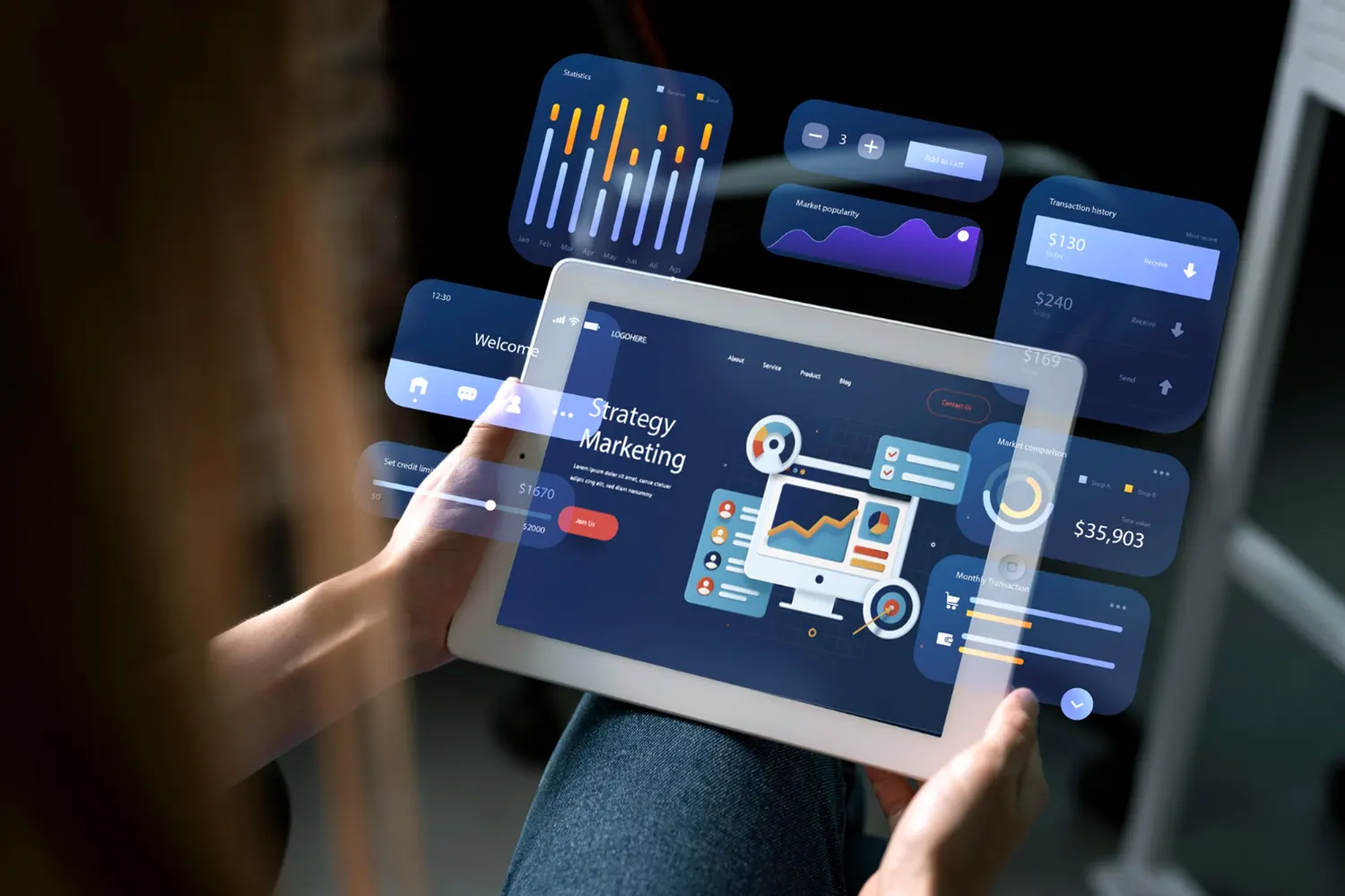 ไอคอนบริการ Digital Intelligence และ Optimization ของ IDA